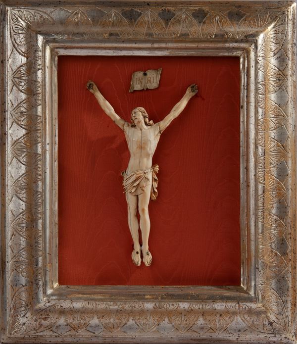 Cristo crocifisso in avorio, fine XVIII/inizio XIX secolo