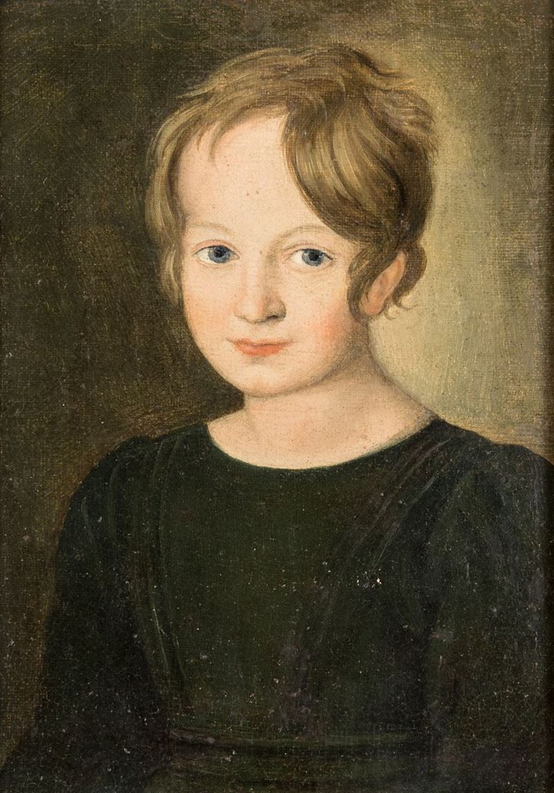 Pittore degli Inizi del XIX Secolo - Ritratto di Bambina