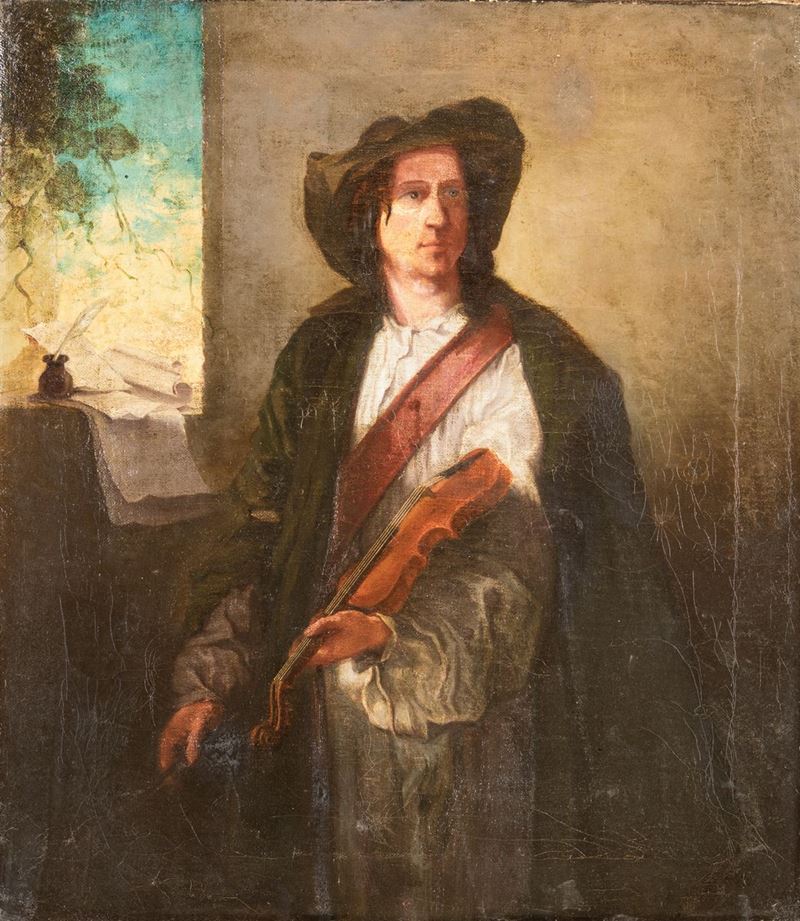 Scuola Lombarda del XVIII Secolo - Suonatore di Violino