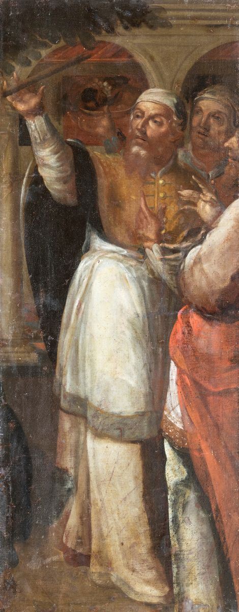 Pittore del XVIII Secolo - Profeti nel Tempio