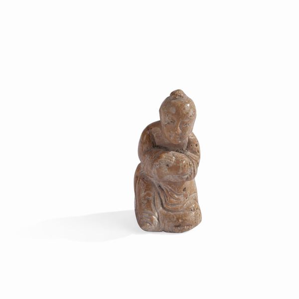 Intaglio in pietra saponaria, Cina, XX secolo