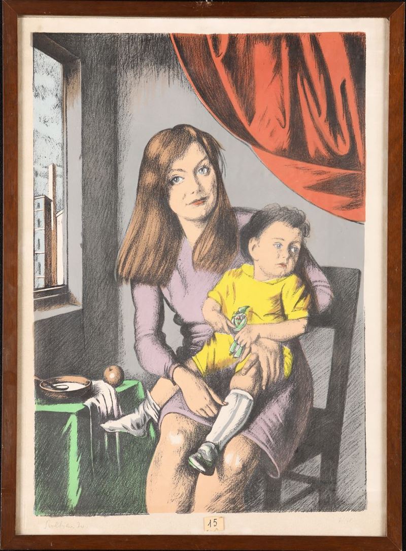 Gregorio Sciltian - Donna con Bambino