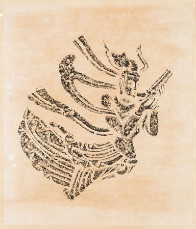 Stampa Shibori su Carta, Cina, Fine XIX/inizio XX Secolo