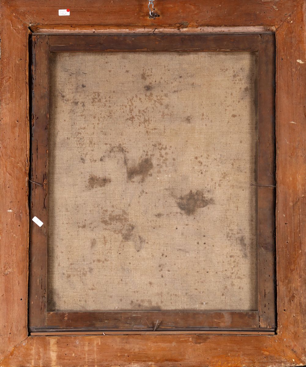 Pittore del XVII Secolo - Ritratto di Gentiluomo con Parrucca