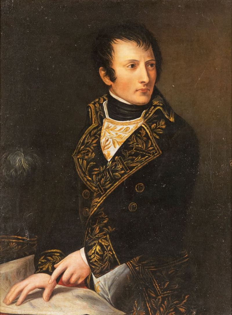 Pittore del XIX Secolo - Napoleone nelle Vesti di Primo Console