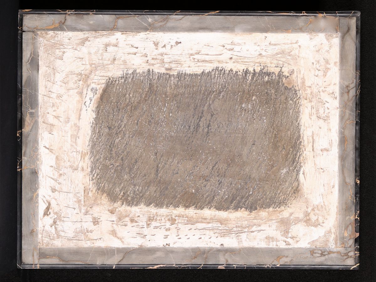 Piccolo Piano in Marmo Portoro, XIX Secolo
