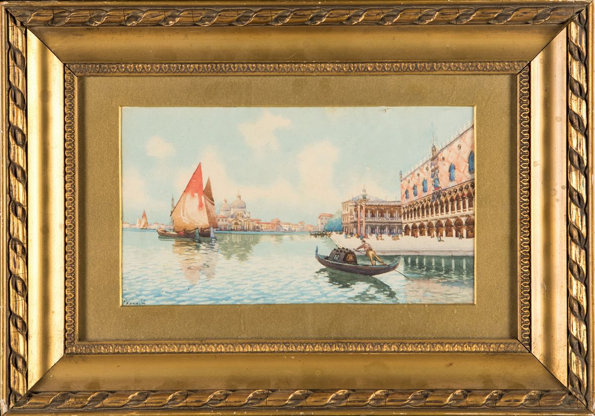 Pittore del XIX/XX Secolo - Veduta di Venezia