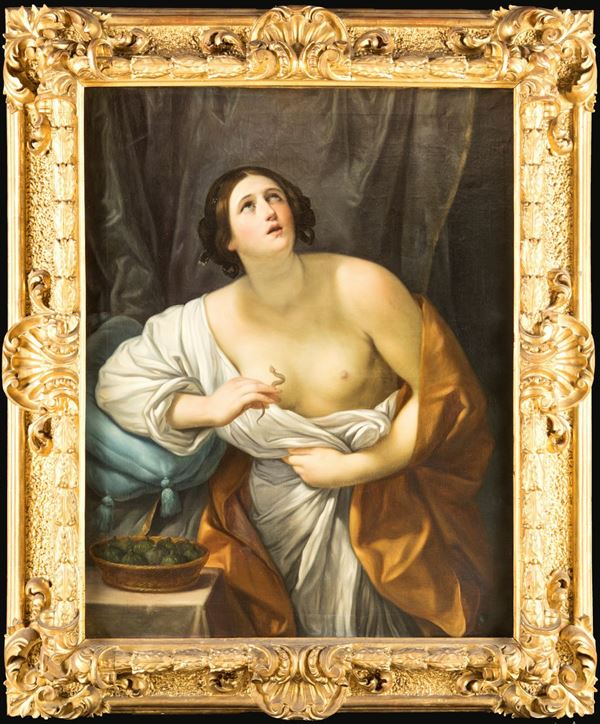 Pittore del XIX secolo - Cleopatra che si uccide con l&#39;aspide