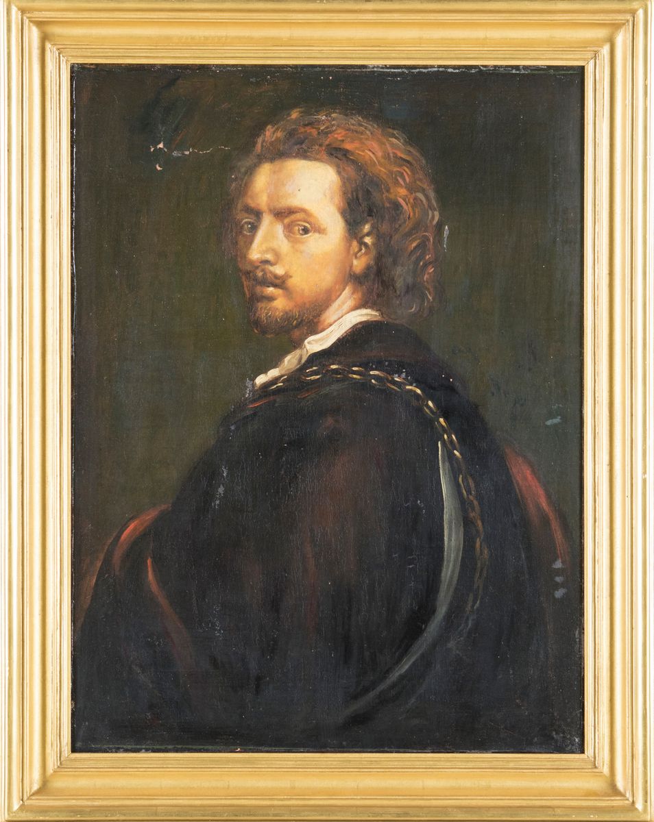 Pittore del XVIII Secolo - Ritratto di Nobiluomo con i Capelli Rossi