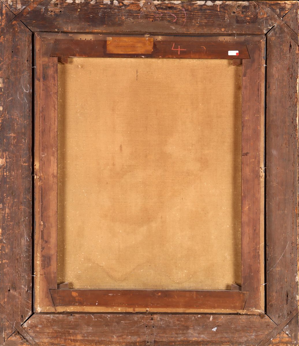 Pittore del XVIII Secolo - Ritratto di Gentildonna con Pomo