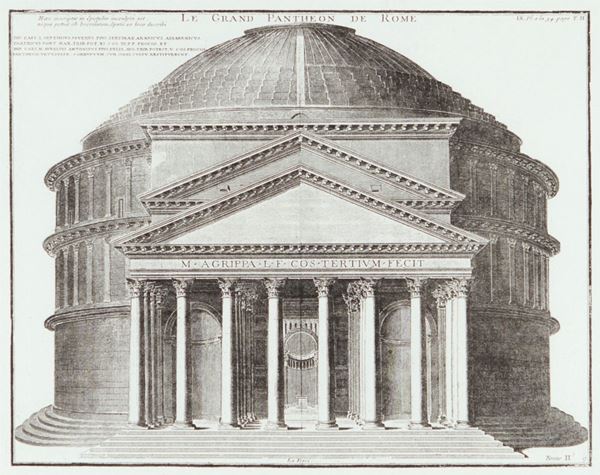 Veduta del Pantheon