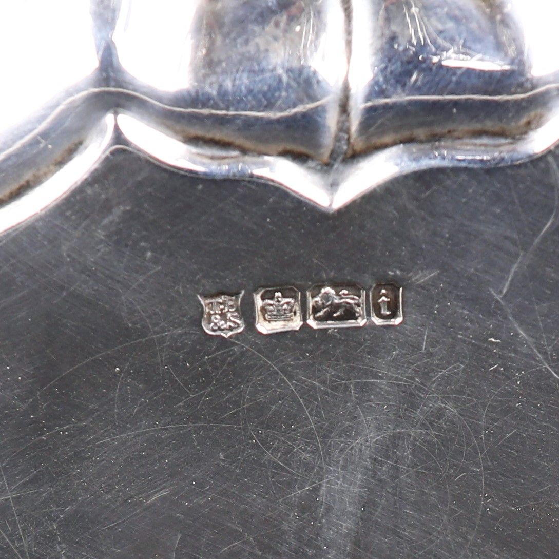 Salver in Argento 925/1000, Città di Sheffield, 1901, Argentieri T.b. e S