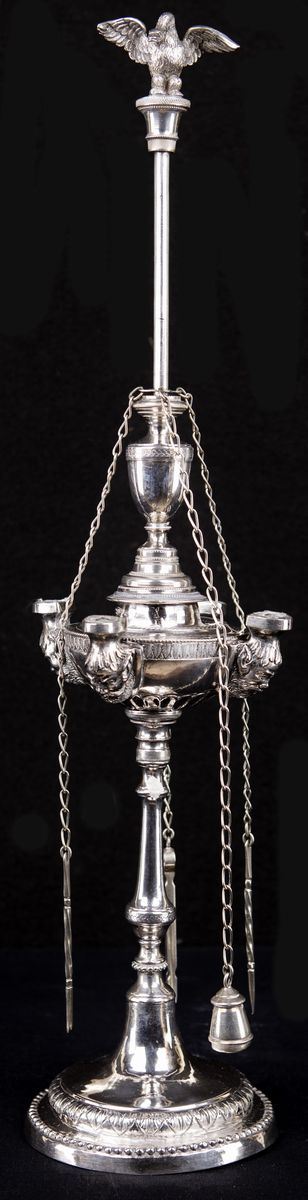 Lucerna in argento, XIX secolo