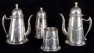 Servizio da Tè e Caffè in Argento 800/1000