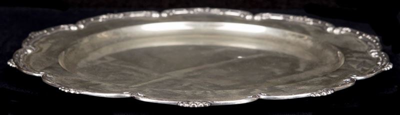 Piatto in Argento 800/1000