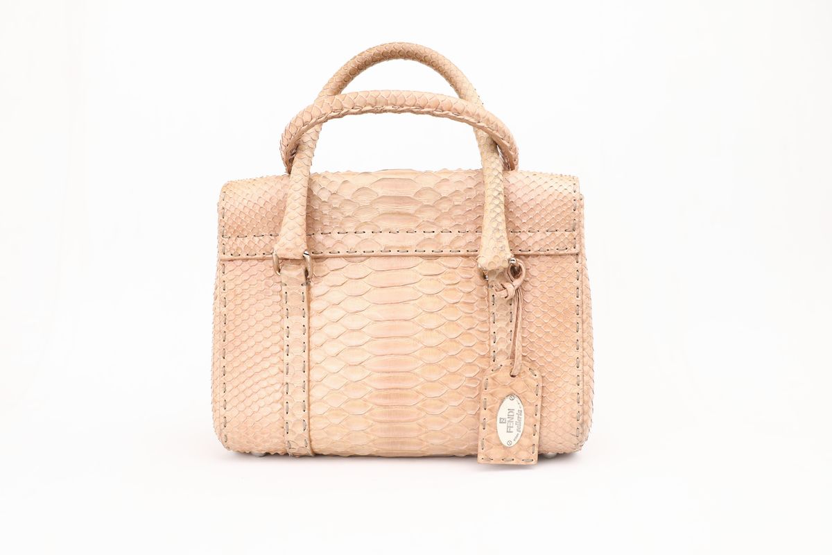 Fendi Selleria, Linda Bag in Pitone Curtus