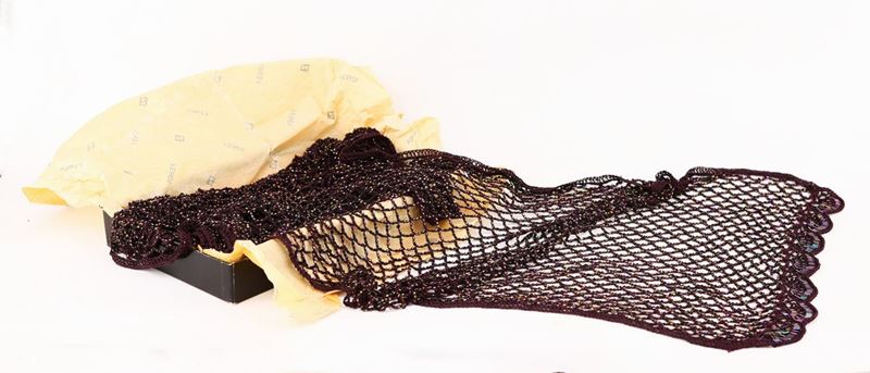 Fendi, Sciarpa con Perline in Vetro