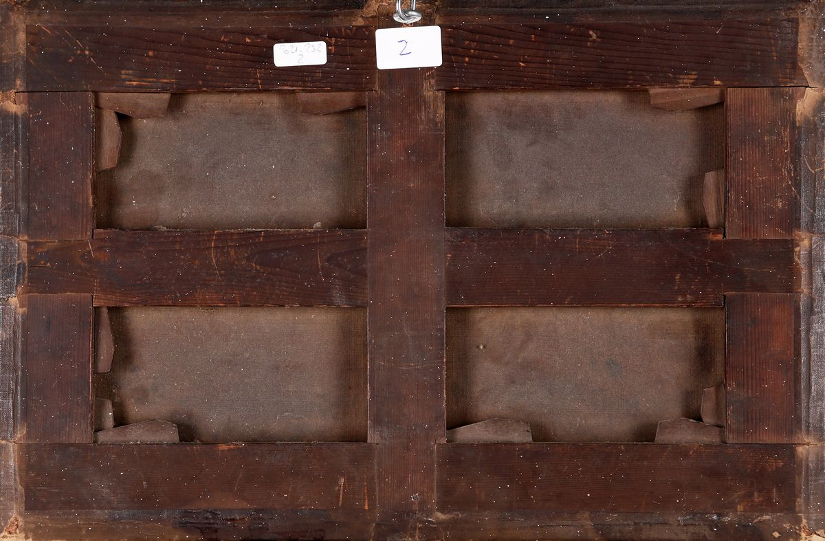 Scuola Romana del XVII Secolo - Paesaggio con Figura e Animali