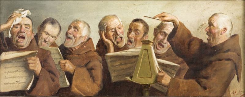 Pittore degli Inizi del XX Secolo - Le Prove del Coro