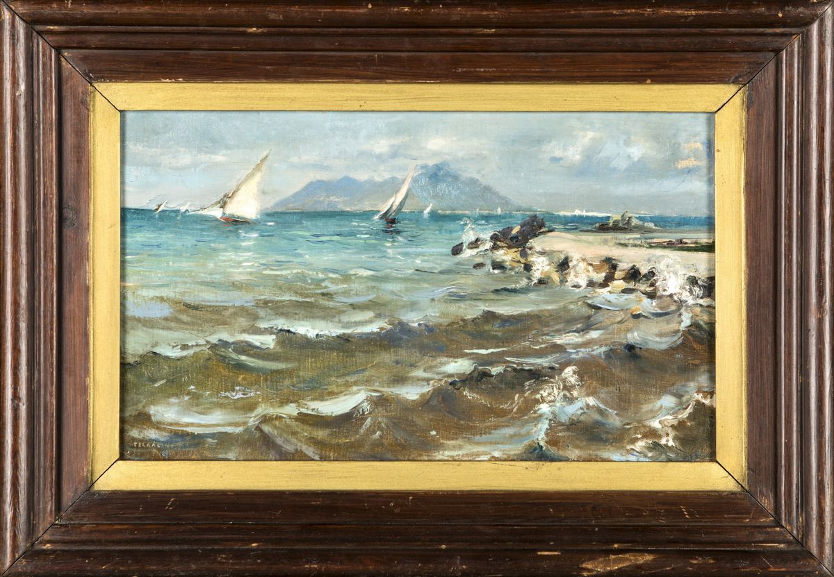 Pittore del XIX Secolo - Monte Circeo da Terracina