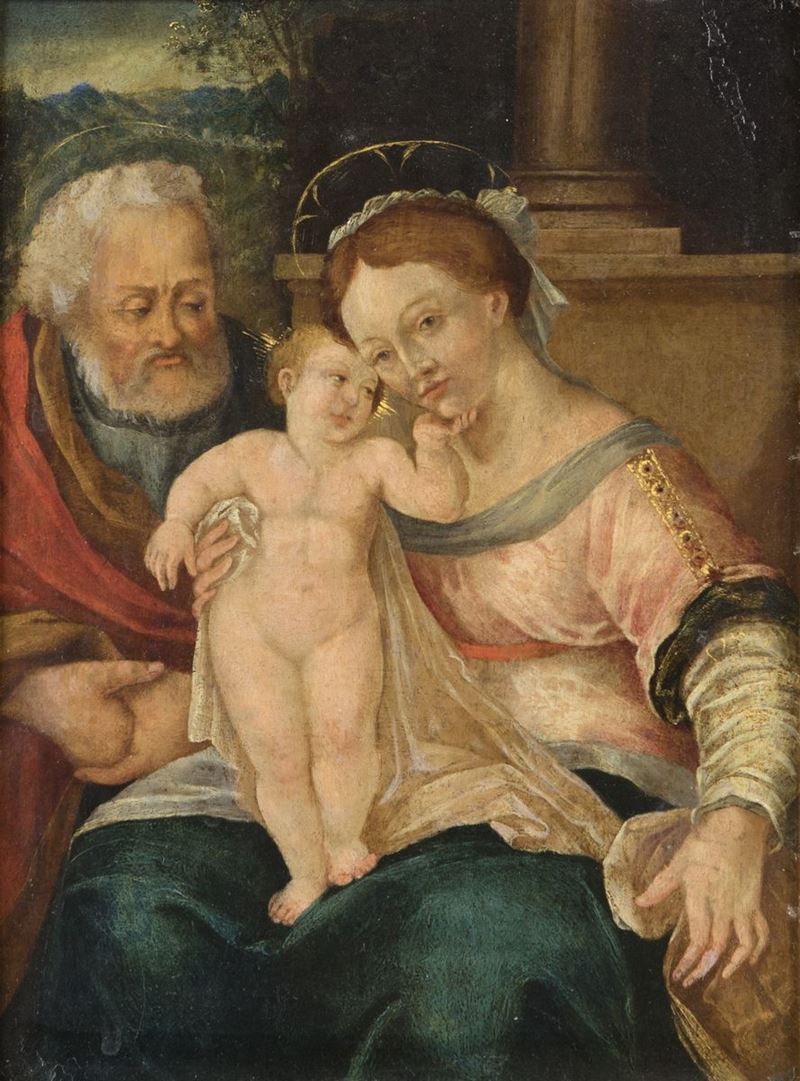 Scuola Emiliana del XVIII Secolo - Sacra Famiglia