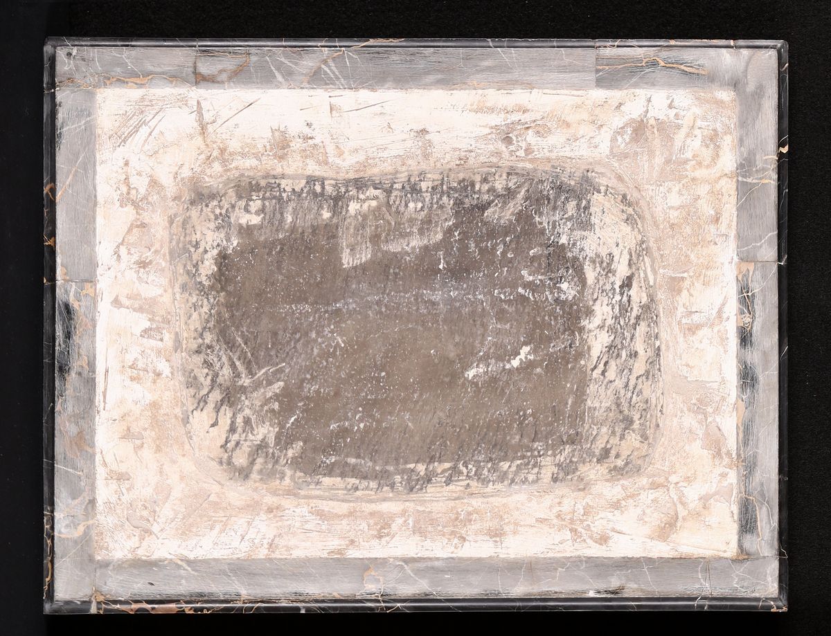 Piccolo Piano in Marmo Portoro, XIX Secolo