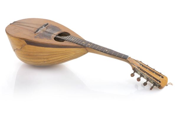 Antico mandolino da studio in acero di Luigi Embergher  - Asta Antiquariato, Dipinti Antichi e del XIX Secolo - Casa d'Aste Arcadia