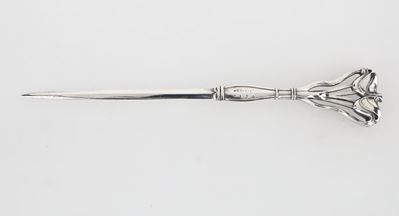 Apribusta in Metallo Argentato, Art Nouveau