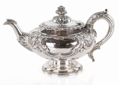 Teiera in Argento, Edimburgo 1827, Argentiere Leonid Urquhart (?)