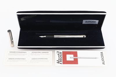 Aurora Hastil, Penna Stilografica in Argento 925