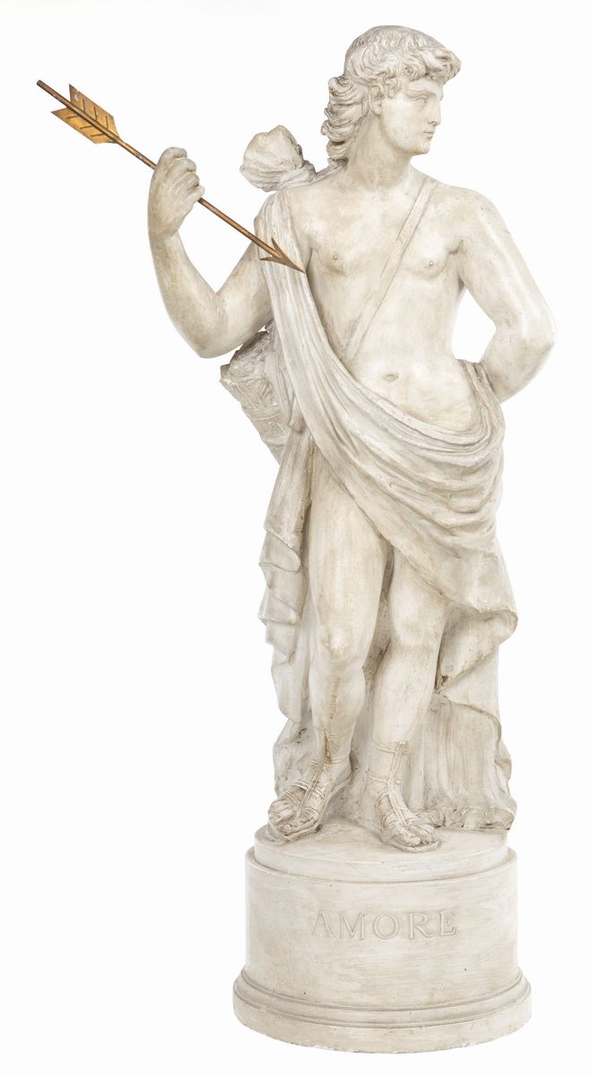 Adamo Tadolini - Quattro Sculture Neoclassiche in Gesso