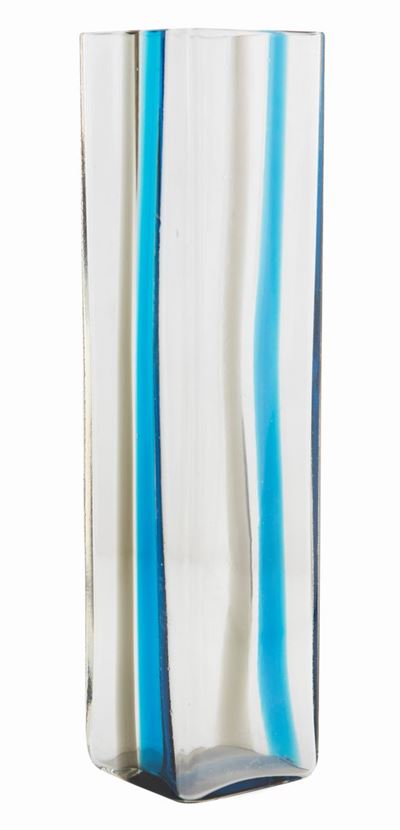 Vaso in Vetro Incolore, Vetreria Venini, Anni Settanta