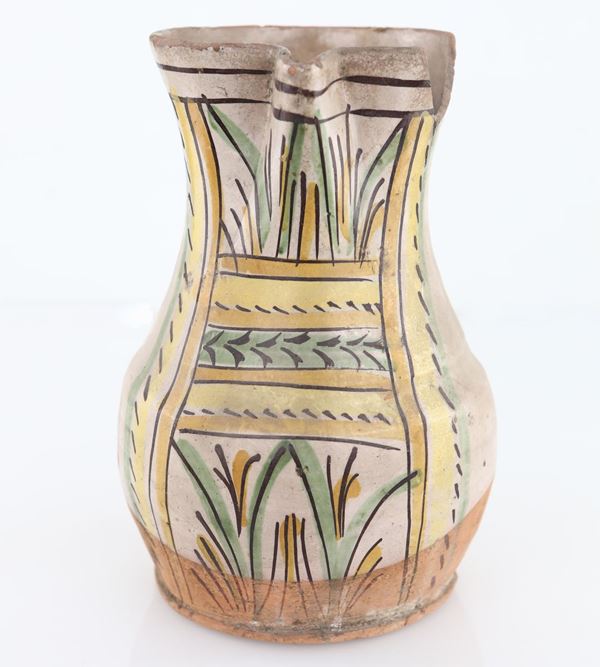 Antica cannata in terracotta smaltata, Burgio 