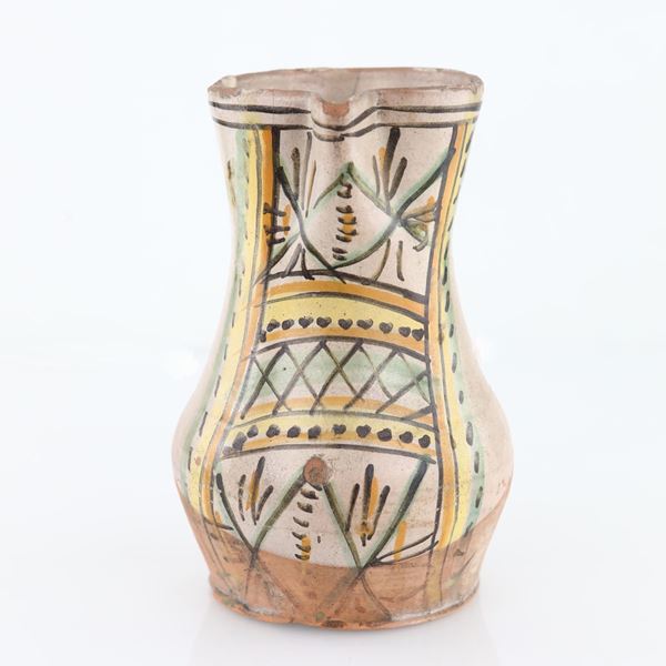 Antica cannata in terracotta smaltata, Burgio