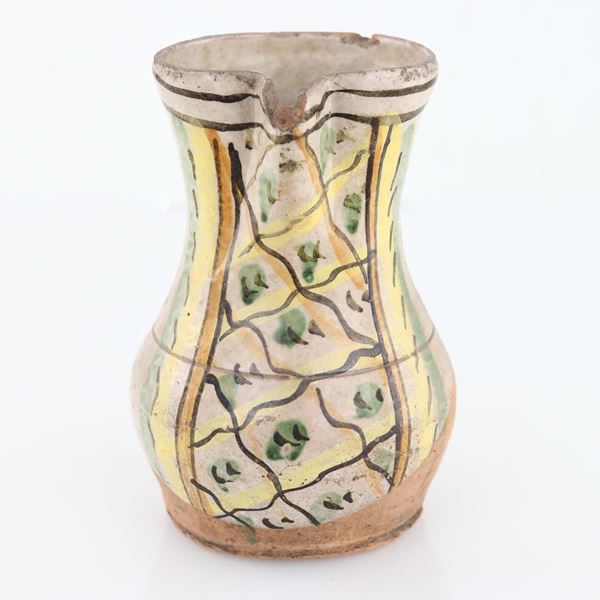 Antica cannata in terracotta smaltata, Burgio 