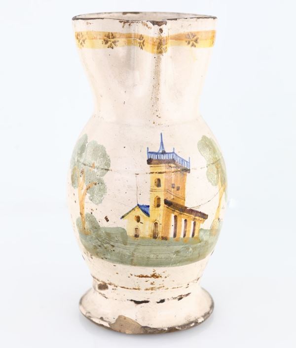 Antica cannata in maiolica, Sicilia 
