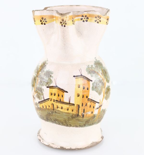 Antica cannata in maiolica, Sicilia