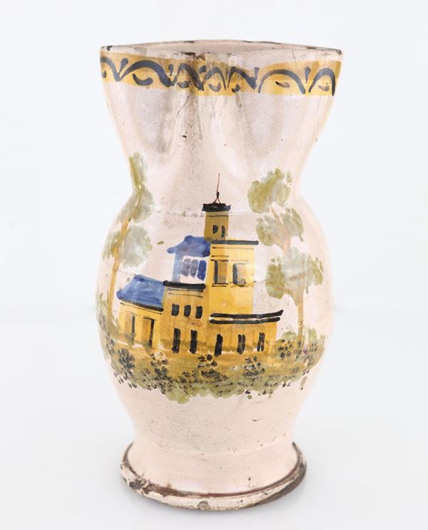 Antica cannata in maiolica, Sicilia