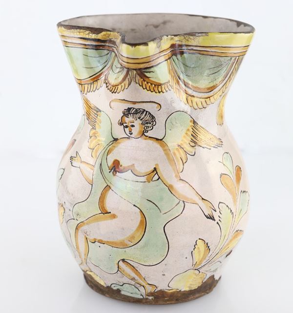 Antica cannata in maiolica di Burgio