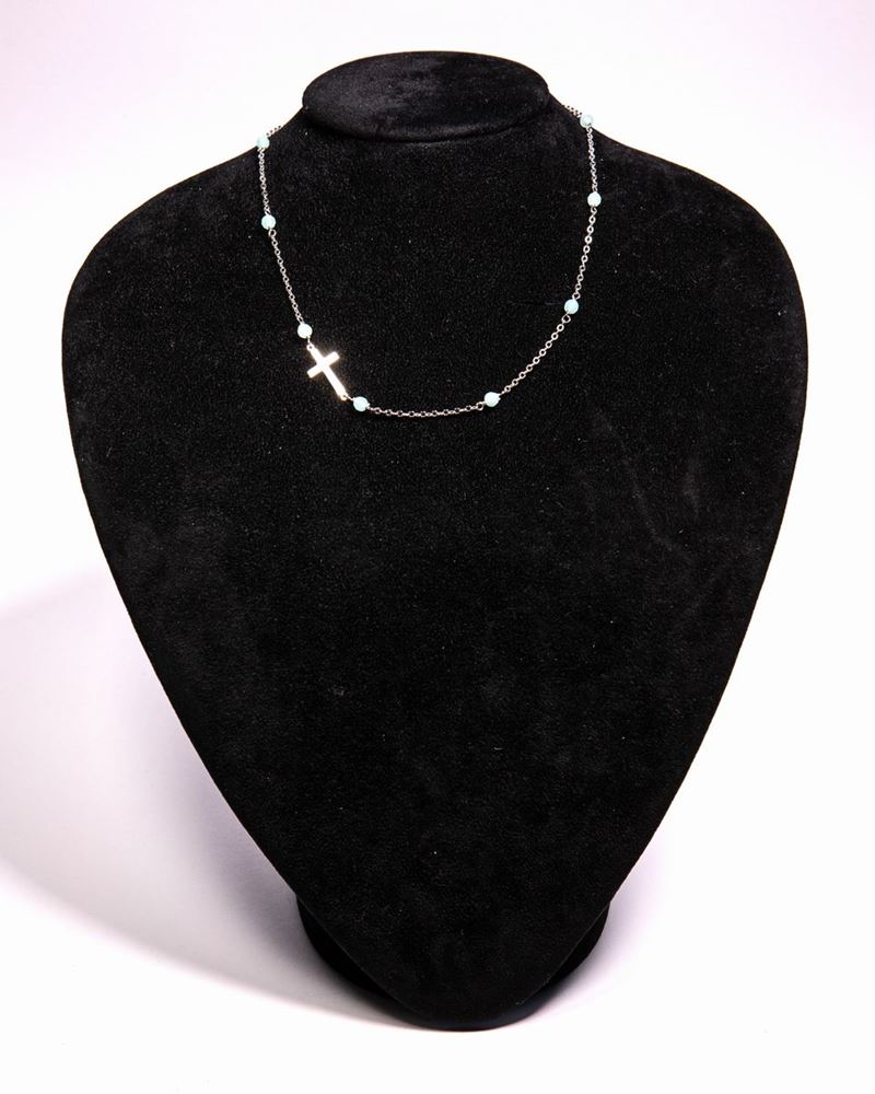 Collana in Argento e Pietre Dure