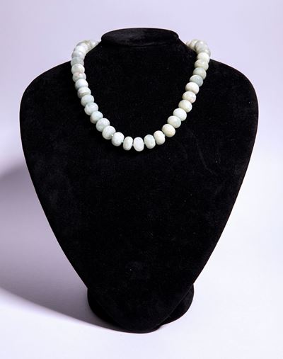 Collana con Acquamarina Milk Faccettata