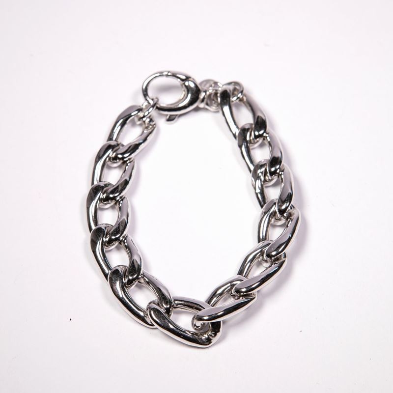 Bracciale in Argento a Maglia Groumet