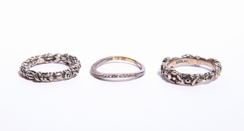 Tre Riviere in Argento