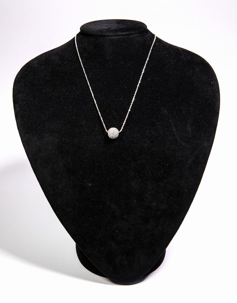 Collana in Argento con Sfera