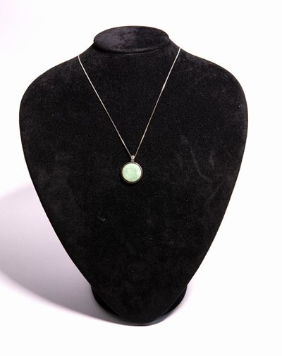 Pendente in Argento e Giada.