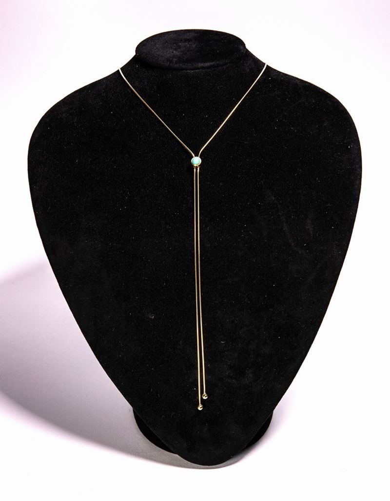 Saliscendi in Argento Dorato