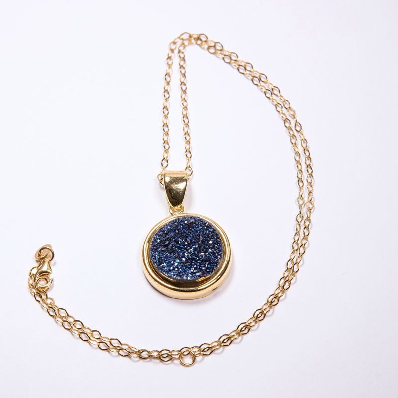Collana in Argento Dorato