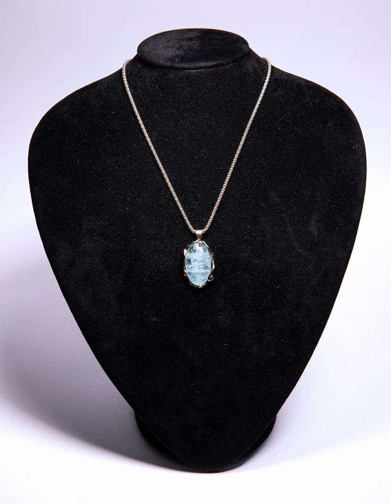 Collana in Argento e Quarzo
