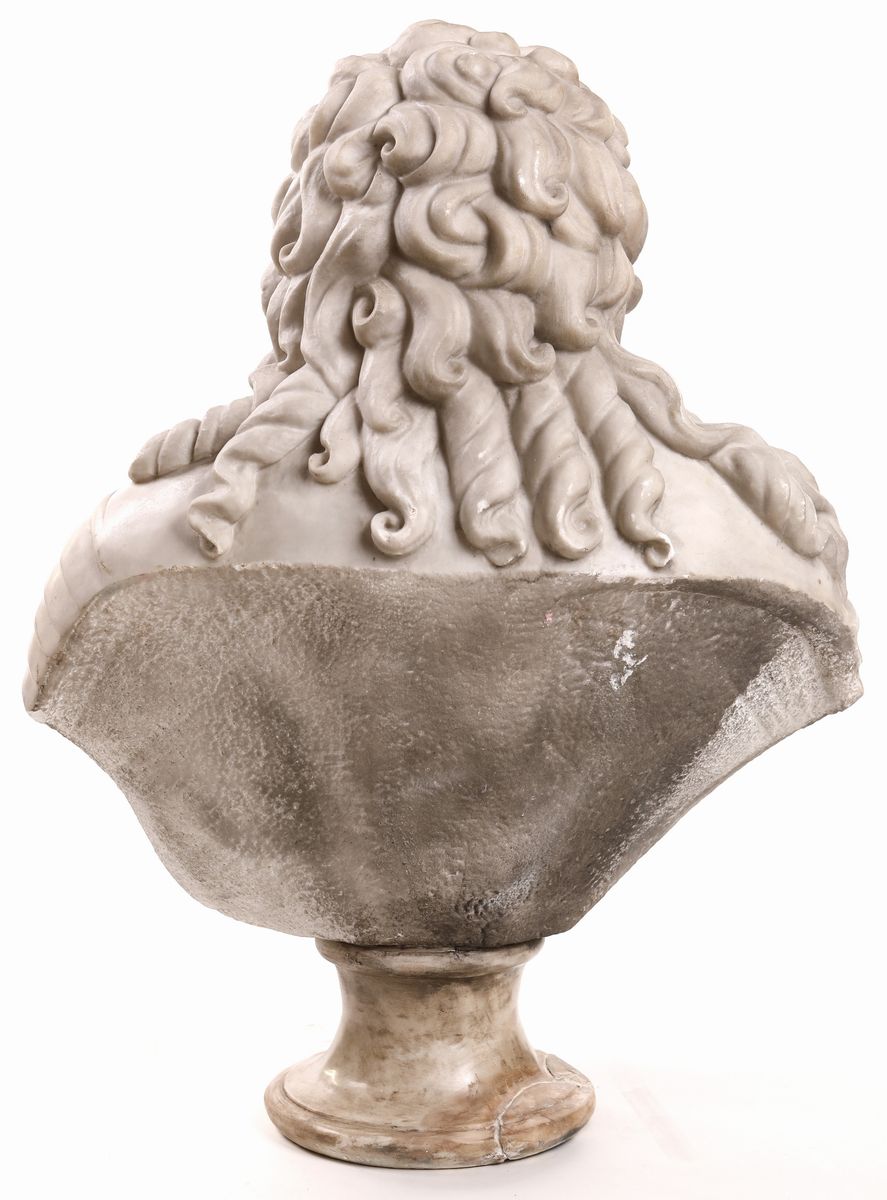 Busto in Marmo Bianco, Francia, XIX Secolo