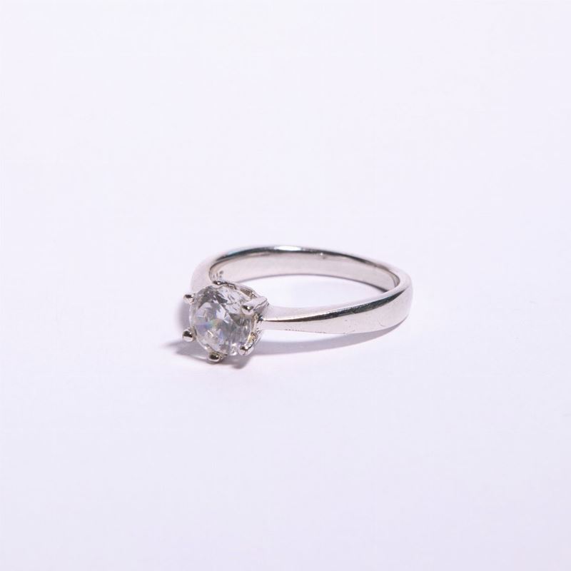 Anello in Argento con Zircone